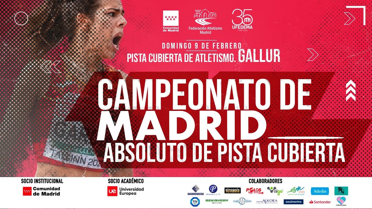 ATLETISMO - CAMPEONATO ABSOLUTO DE PISTA CUBIERTA - #Madrid #Atletismo #España #2025 #Athletics