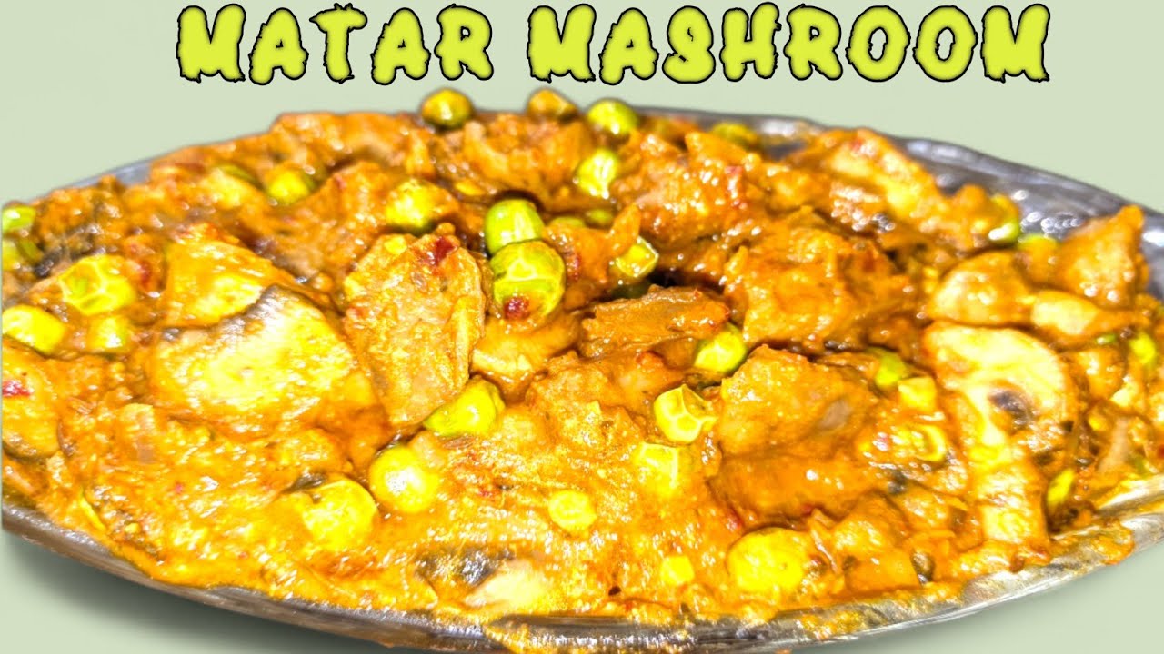 Matar Mashroom restaurant style sabji 15 min recipe- Hindi | #cookingwithdaljeet #matarmashroom 