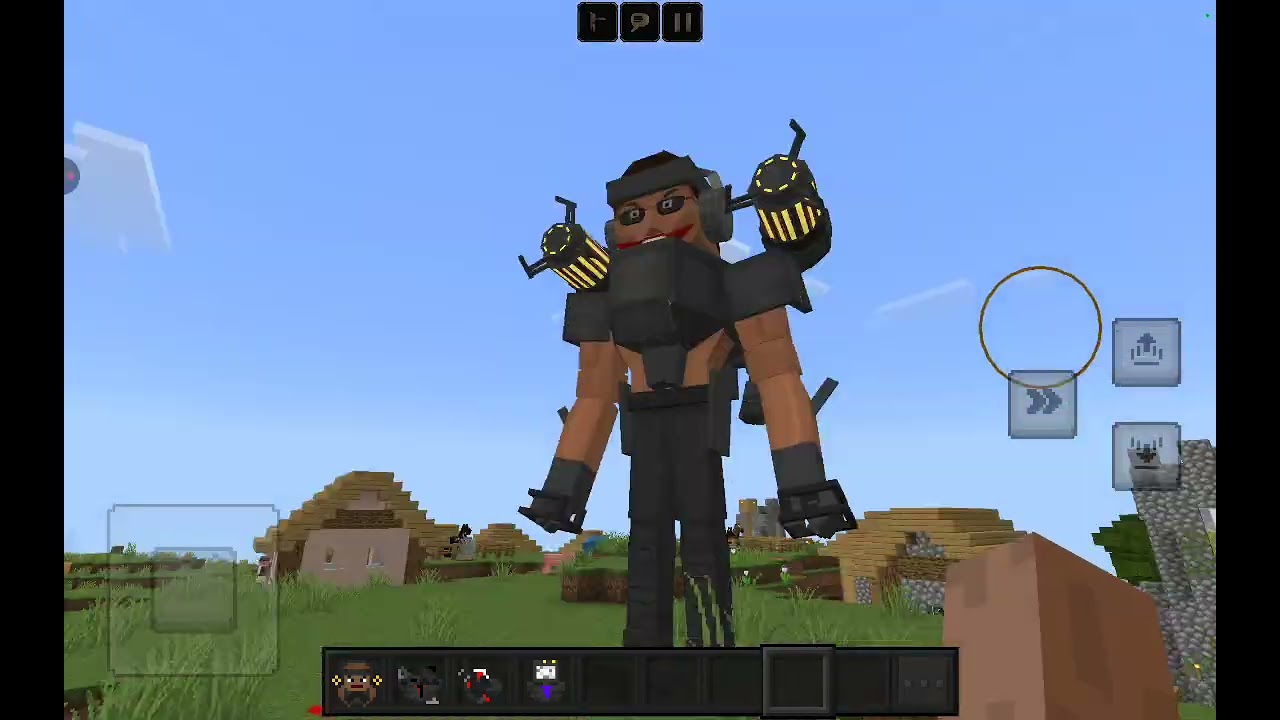Pistonlama minecraft k&ouml;yl&uuml; ve koyun