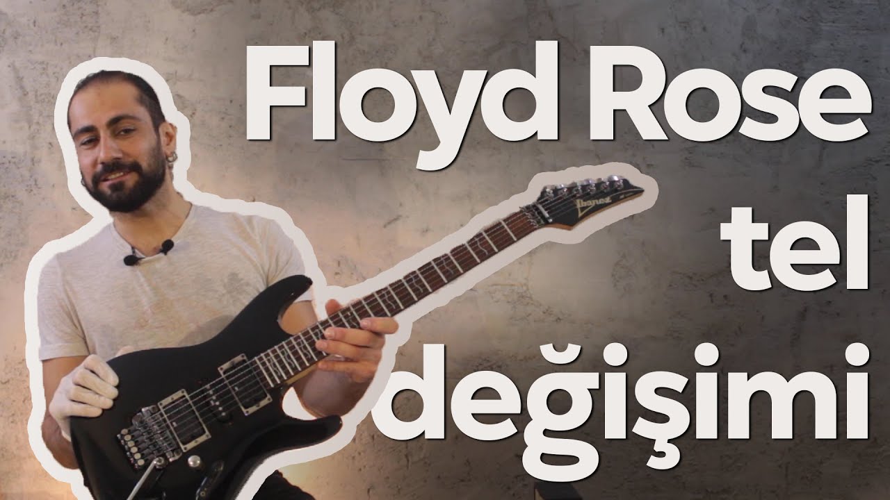 Floyd Rose Köprülü Gitarda Tel Nasıl Değiştirilir? Gitar Bakımı Nasıl Yapılır? (Ibanez S470 BK)