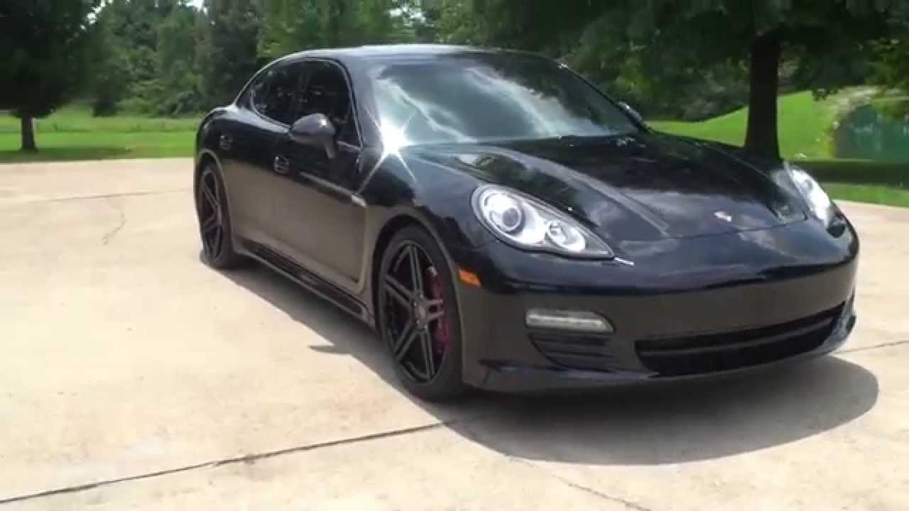 HD VIDEO 2011 PORSCHE PANAMERA SEDAN USED BLACK FOR SALE SEE WWW SUNSETMOTORS COM
