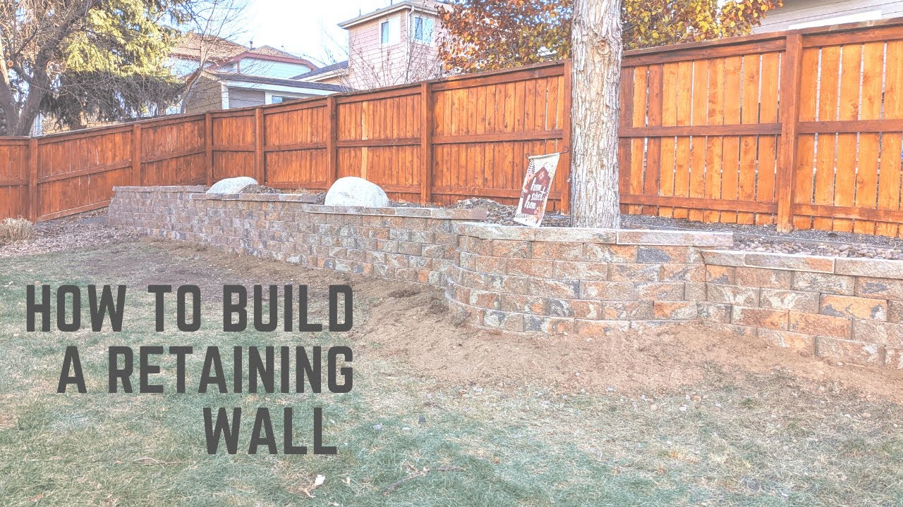 How to Build a Retaining Wall