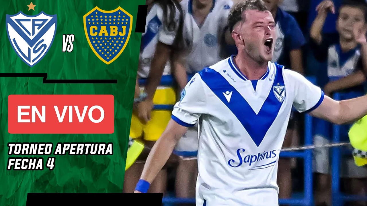 ⚽ VÉLEZ vs BOCA EN VIVO - Liga Profesional Argentina - Fecha 4 🏆 La Casaca Fútbol