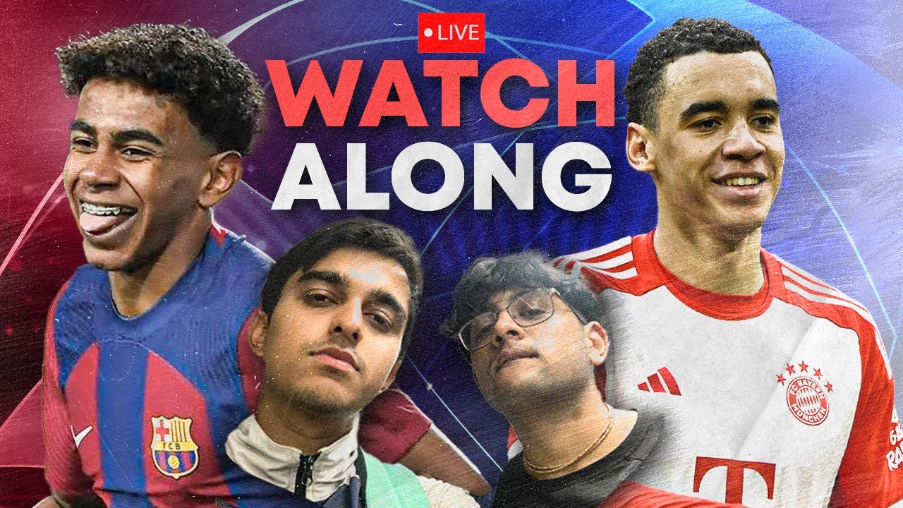 BARCELONA VS BAYERN LIVE WATCHALONG @yashyjr