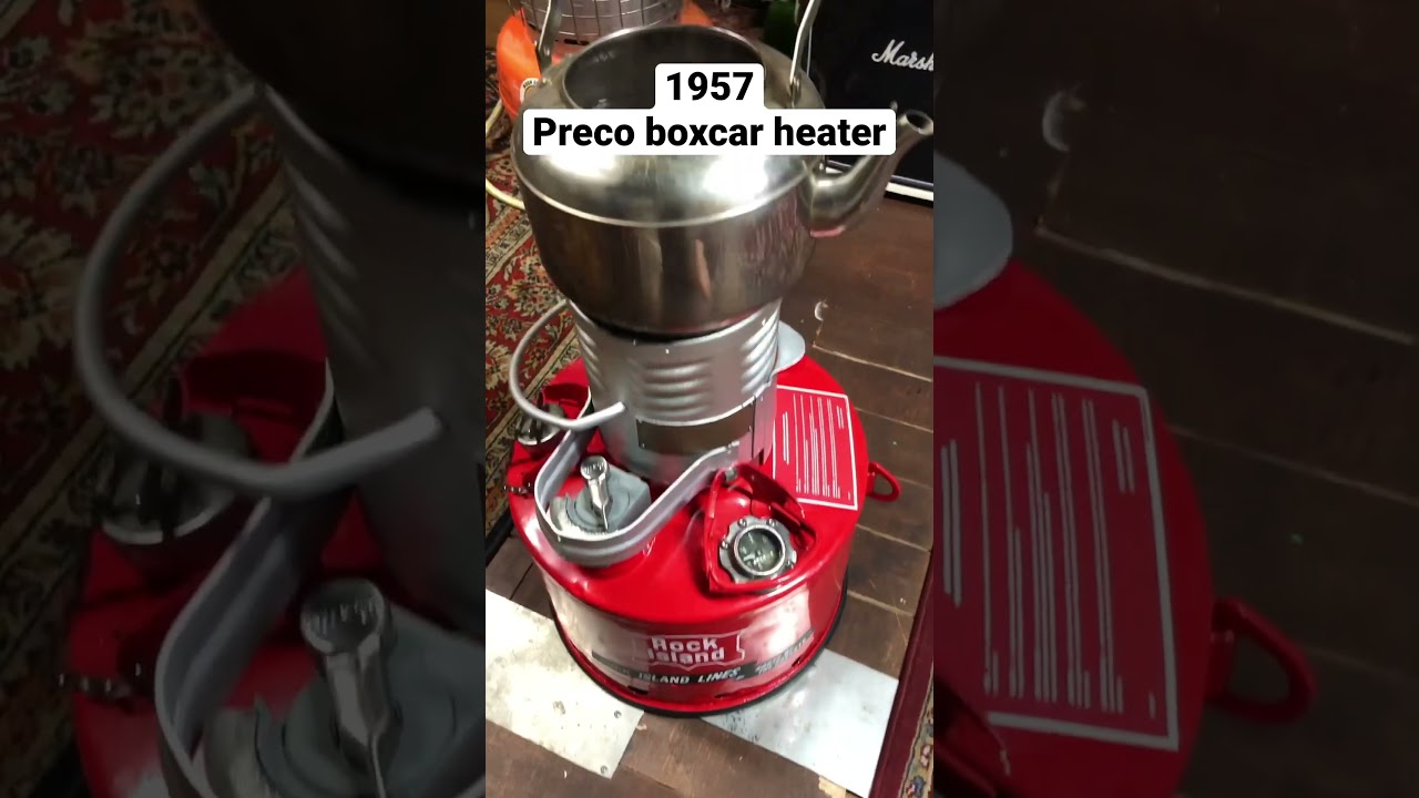1957 Preco boxcar heater #preco #rockisland #boxcar #railroad #restoration