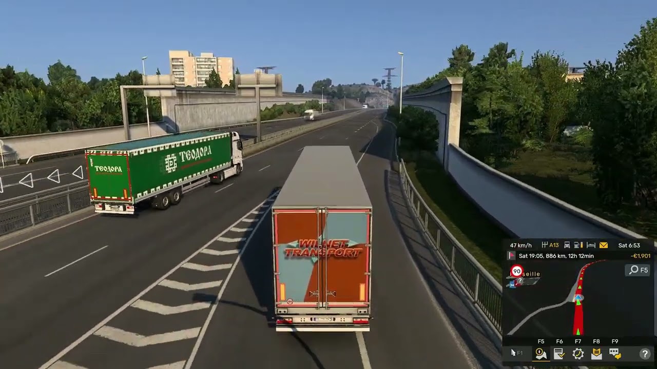 EURO TRUCK SIMULATOR 2 | Tomatoes from Porto-Vecchio to Stuttgart