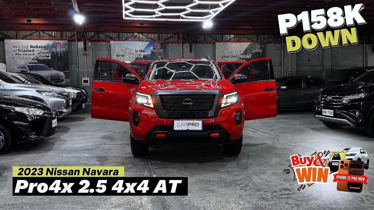 Nissan Navara Pro4x 2 5 4x4 2023 года: видеодемонстрация