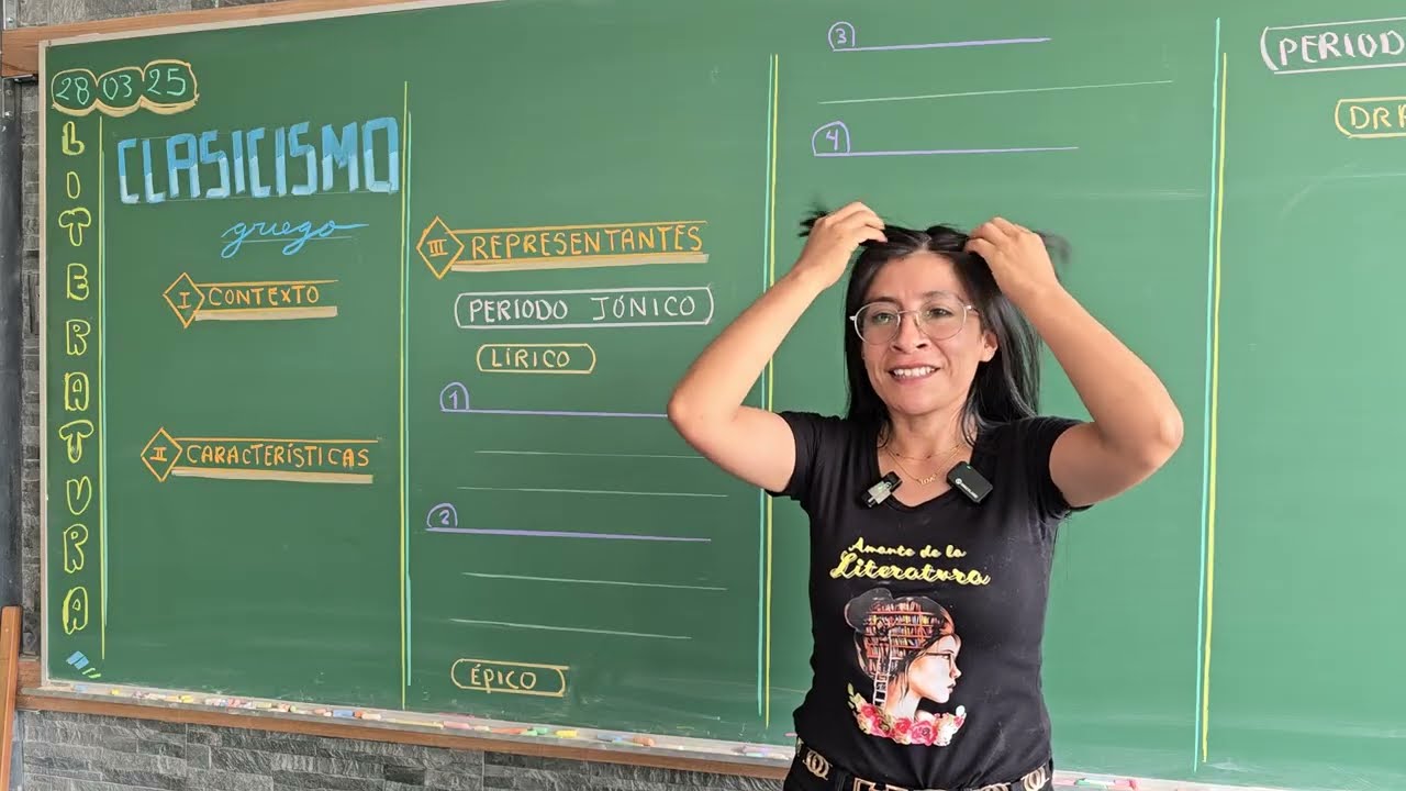 Clase de Literatura Clasicismo Griego