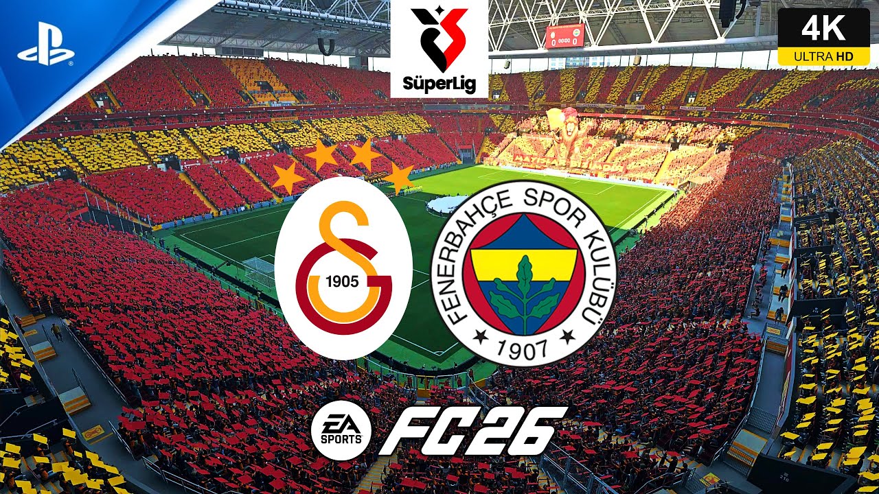 FC 26 - Galatasaray vs Fenerbahce - gameplay ps5 4K español latino