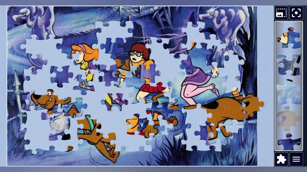 Spooky-Scooby-Dooby-Doo Chase👬👫🐕👻✨️🪄//jigsaw puzzles🧩//jigsaw puzzles journey🧩🧩//puzzlesArt🧩🧩//