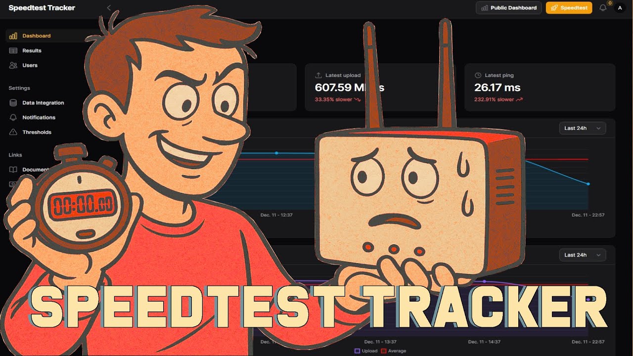 Speedtest Tracker - Controla tu conexión de red con Docker