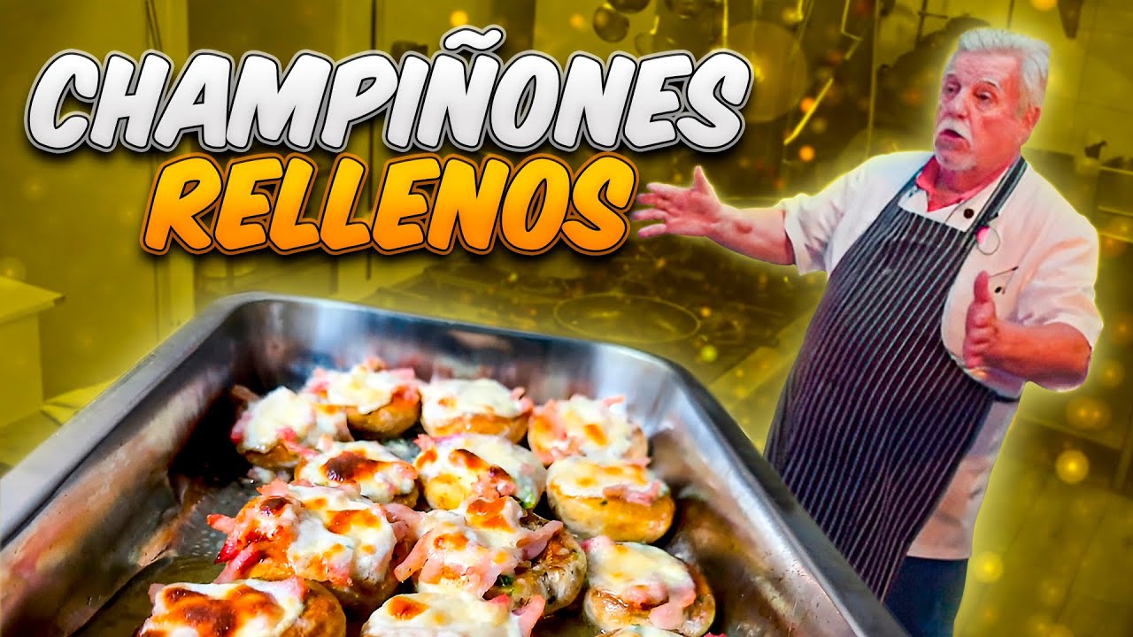 RECETA CHAMPIÑONES RELLENOS ​🍄 RECETARIO DE DON TOMÁS