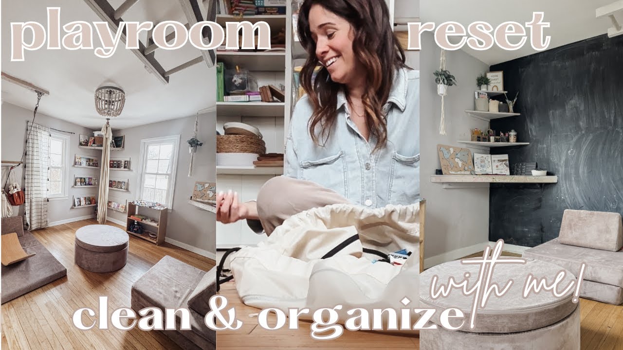 Playroom Reset | Clean & Organize with me | You won't believe what happened...