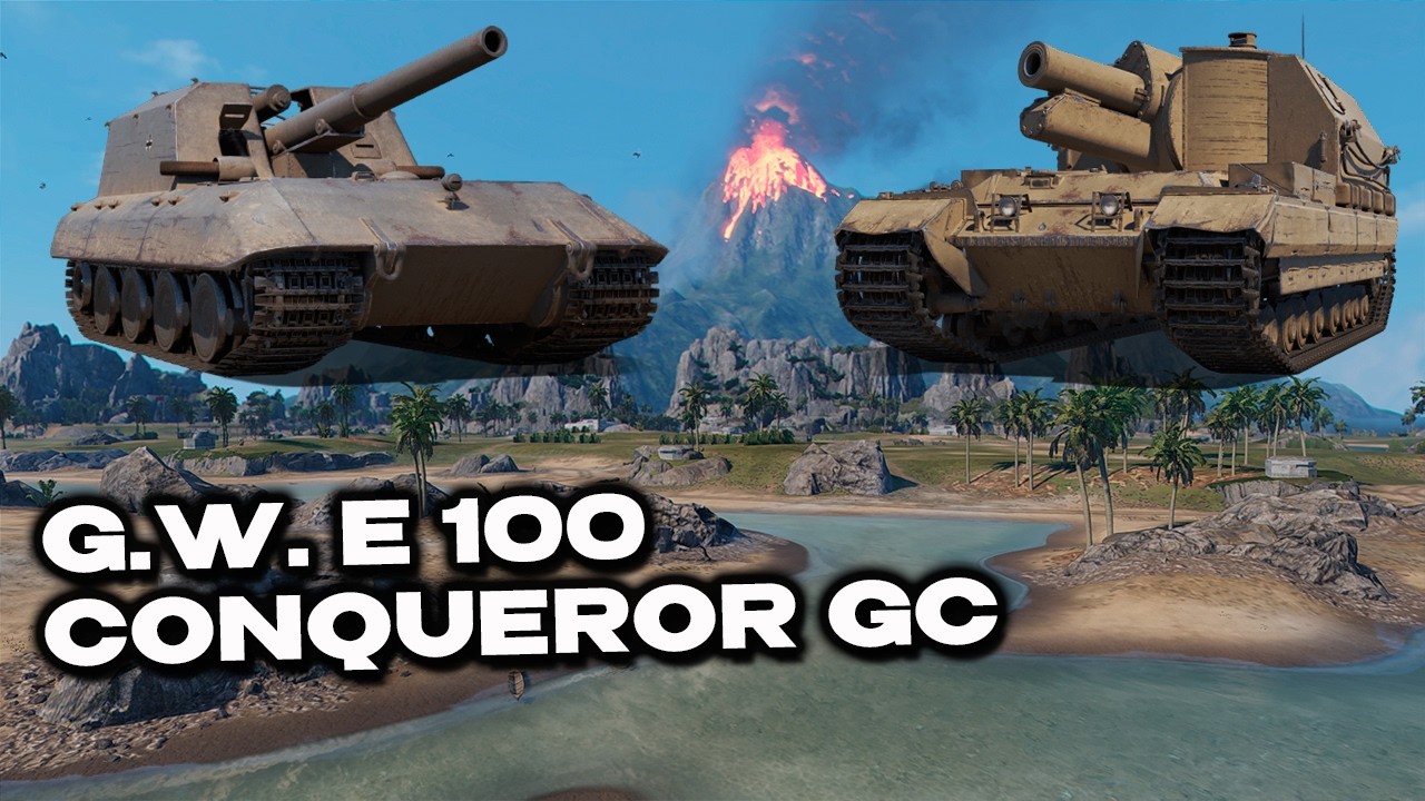 G.W. E 100 VS Conqueror GC Wot Console - World of Tanks Modern Armor
