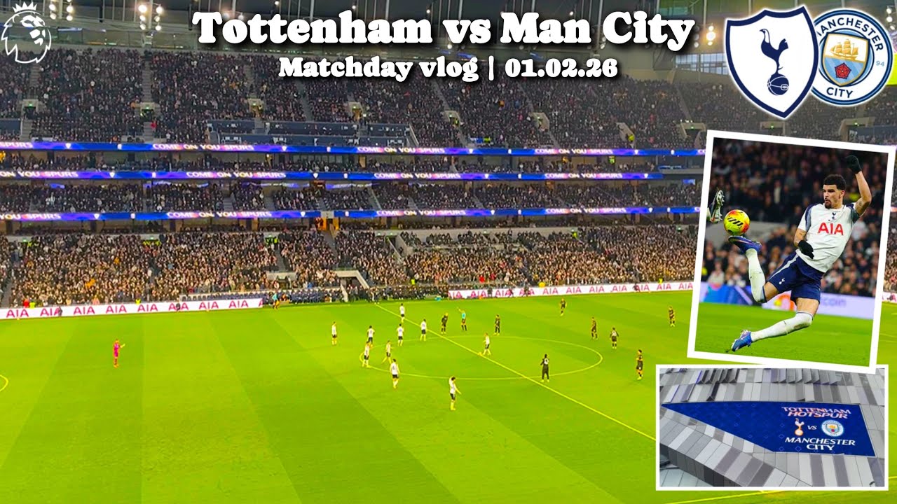 Spurs fight back from 0-2 down to rescue a point | Tottenham vs Man City [MATCHDAY VLOG] EPL