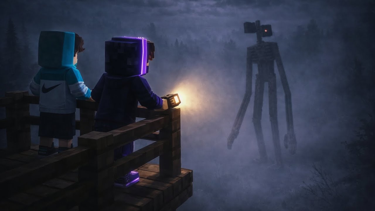 МЫ НАШЛИ СЕРЕНОГОЛОВОГО В ЛЕСУ МАЙНКРАФТ SCP-6789