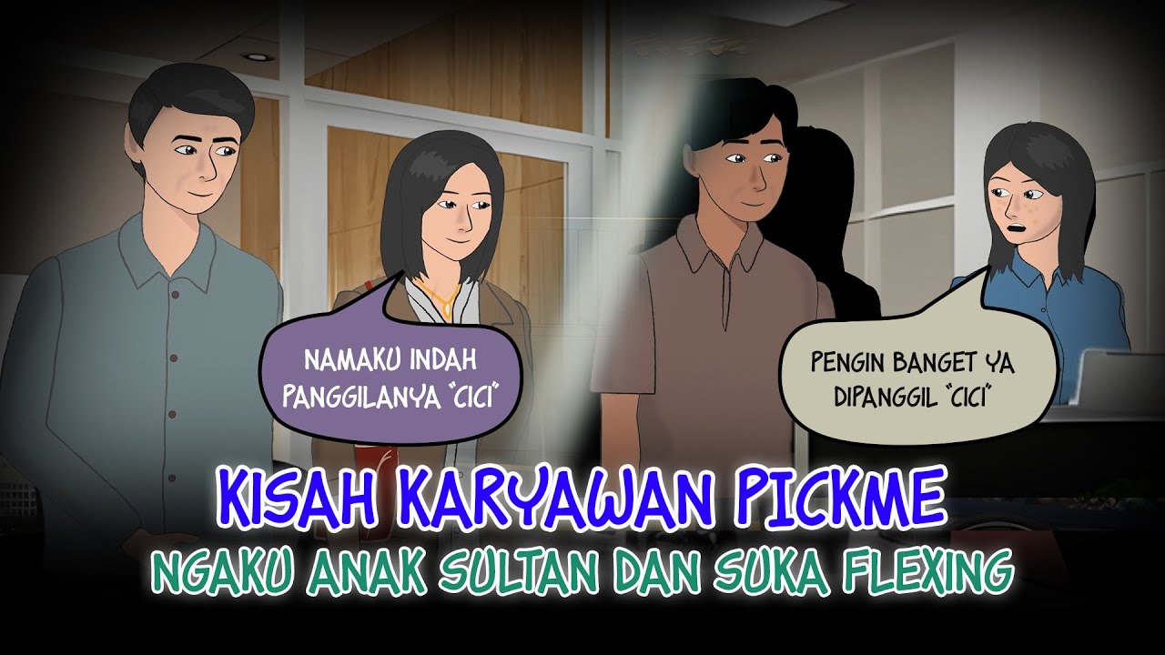 Kisah Karyawan Pick me - Ngaku Anak Sultan & Hobi Flexing | #Animasiazab