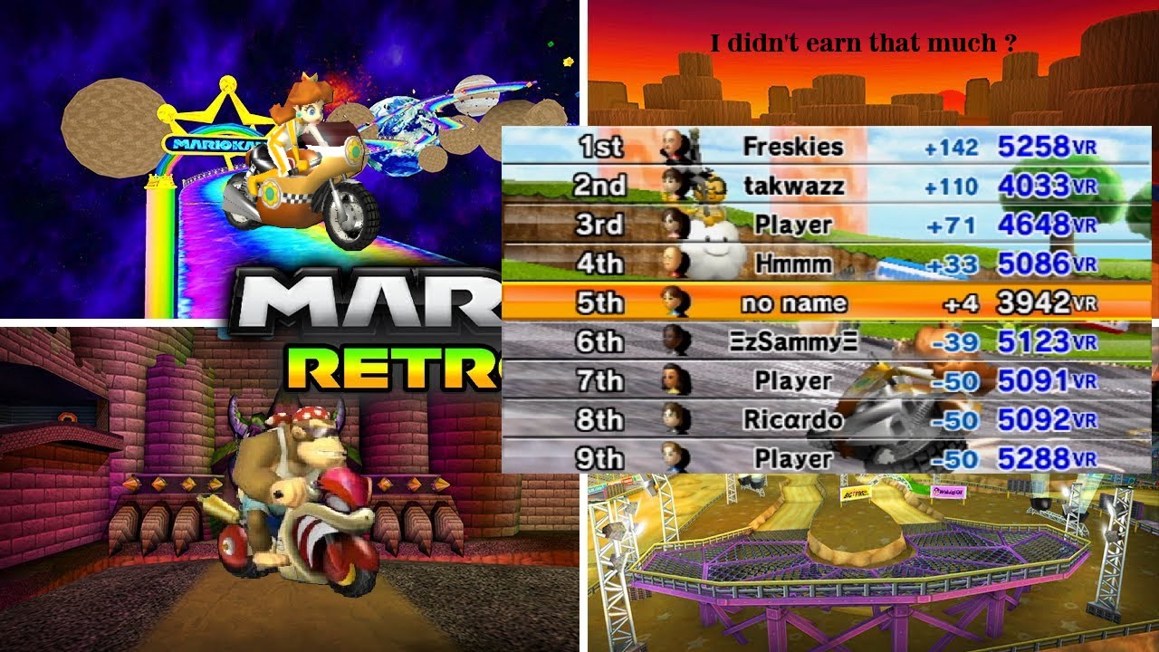 I earned a little but I lost a lot... | Mario Kart Retro Rewind