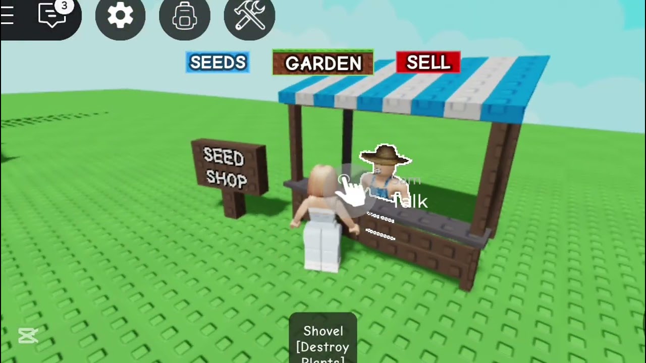 Je joue à grow a garden 🌱