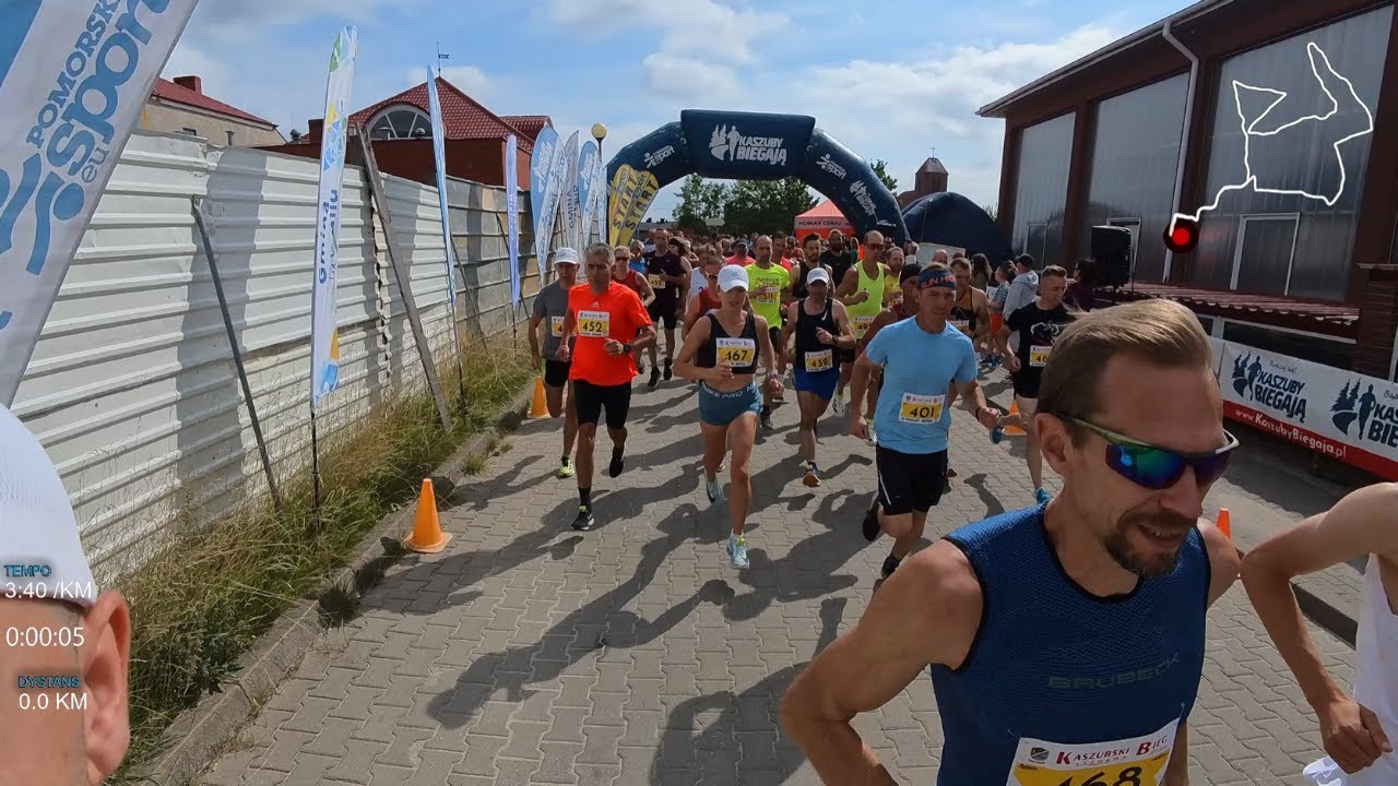 XX Kaszubski Bieg Lesoków na 10 KM Były Góreczki