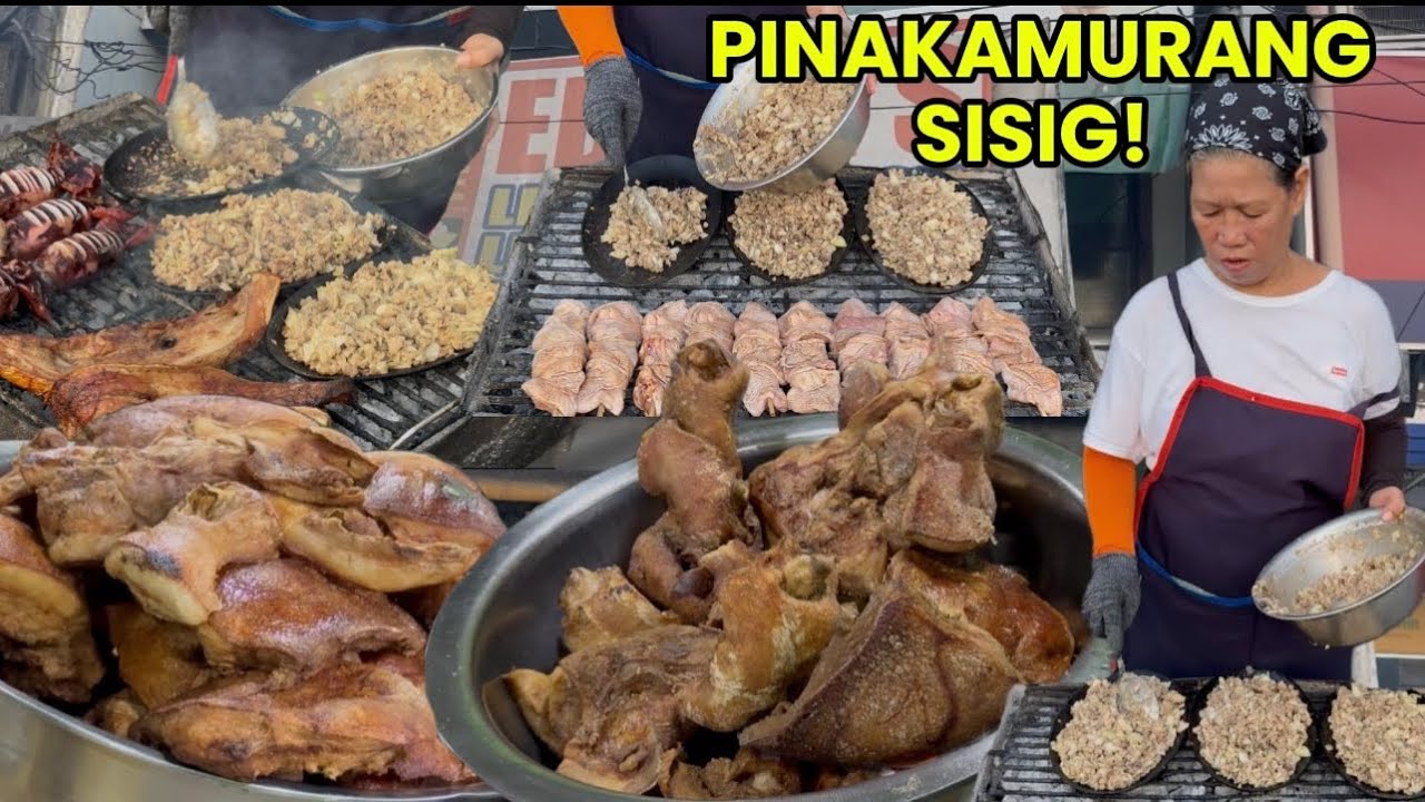 AUTHENTIC SISIG KAPAMPANGAN SA MABALACAT, PAMPANGA | FILIPINO STREET FOOD