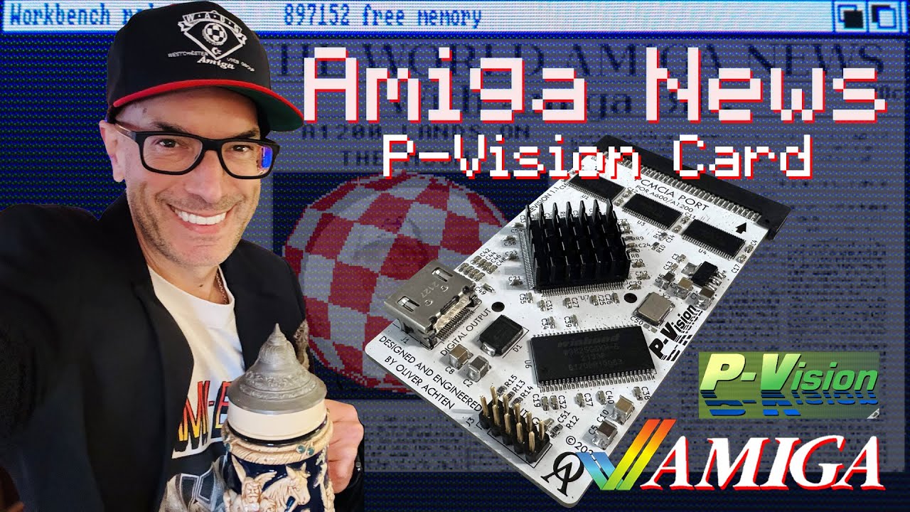 Обновление видеокарты P-Vision PCMCIA, новые клавиатуры Amiga, новые игры и многое другое от Amig...