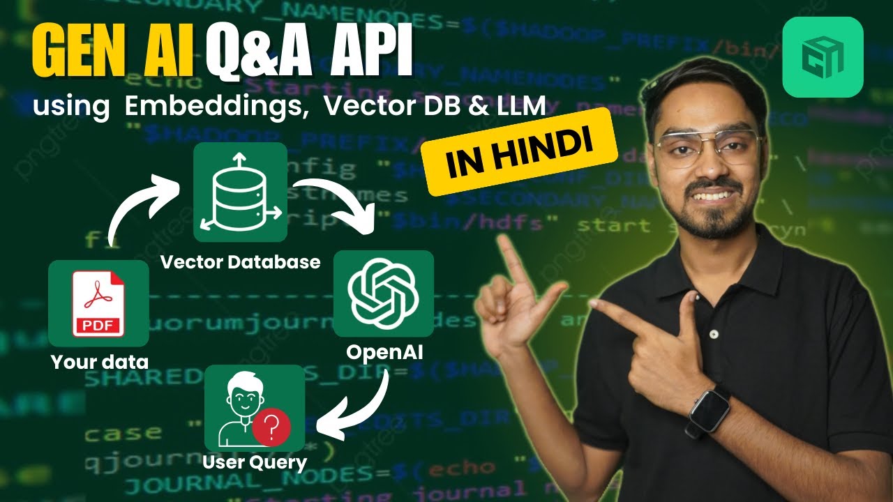 Generative AI based Q&A API | Vector Embeddings, Vector DB, LLMs - Context Retrieval in RAG Pipeline