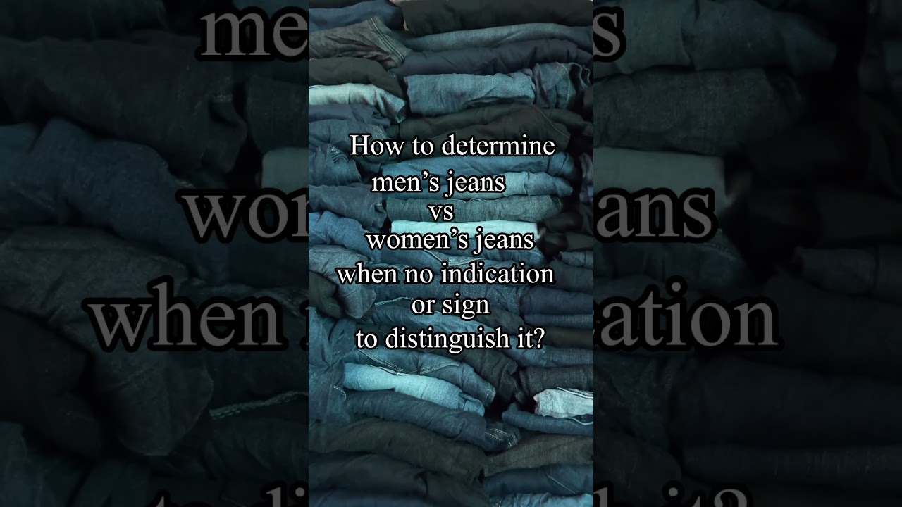 men&rsquo;s jeans vs women&rsquo;s jeans &bull; Baguio City &bull; 2024