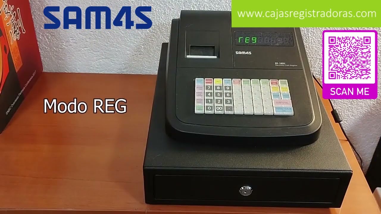 CAJA REGISTRADORA SAM4S ER-180U - 2. MODOS DE POSICIÓN DE LLAVE