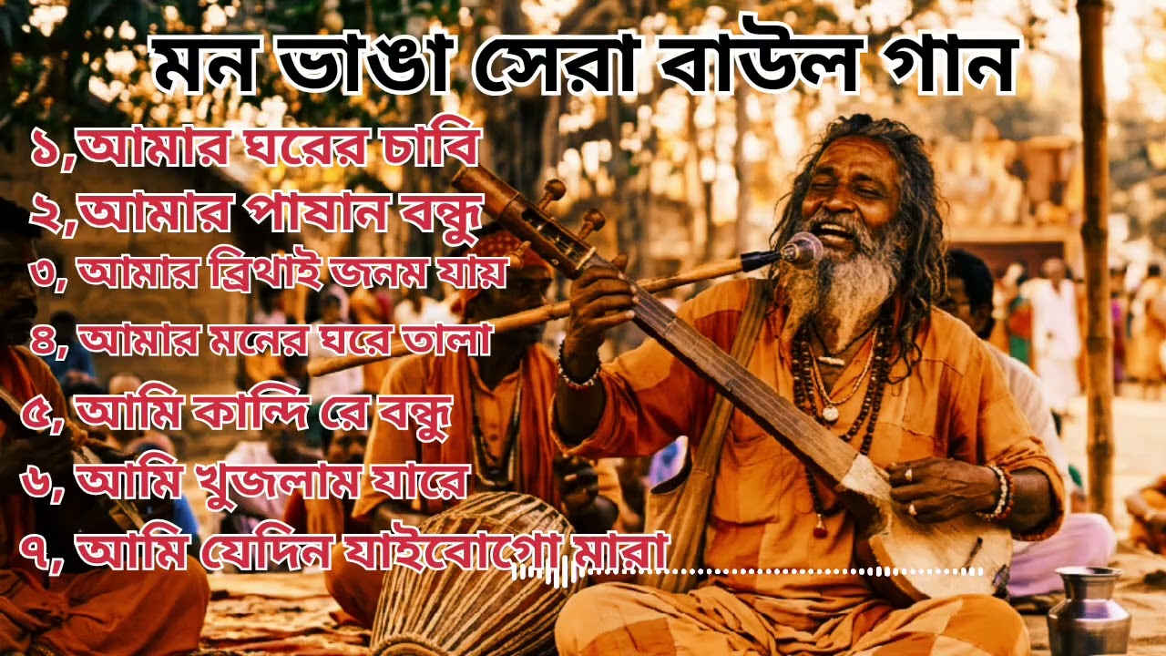 মন ভাঙা সেরা বাউল গান || নতুন কিছু কষ্ট লুকিয়ে থাকা সেরা বাউল গান|| #hussainmusic01 #banglamusic 