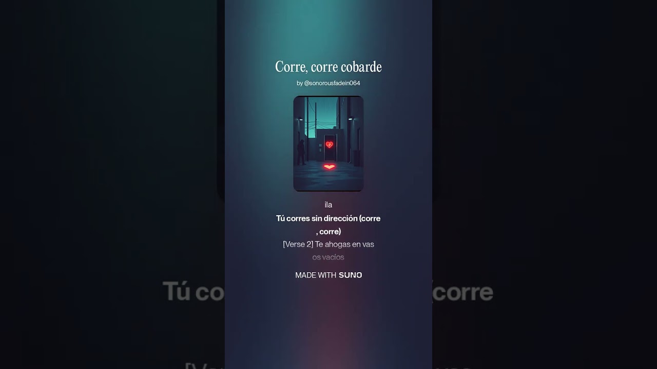Corre, corre cobarde (letra y musica de Pedro Musat)