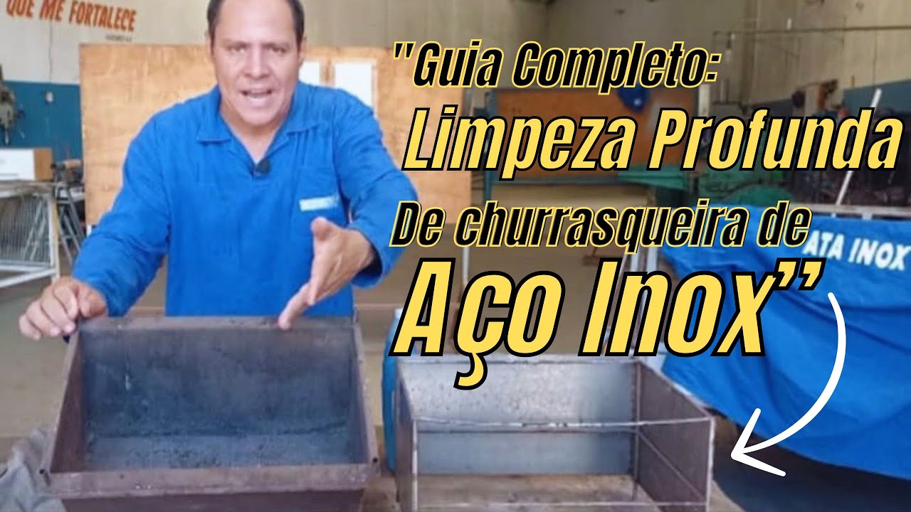 ✅️Como limpar churrasqueira de aço inox? 