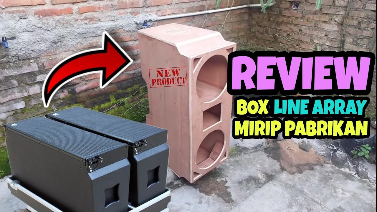 🟣Review Box line array 12 inch double 2024