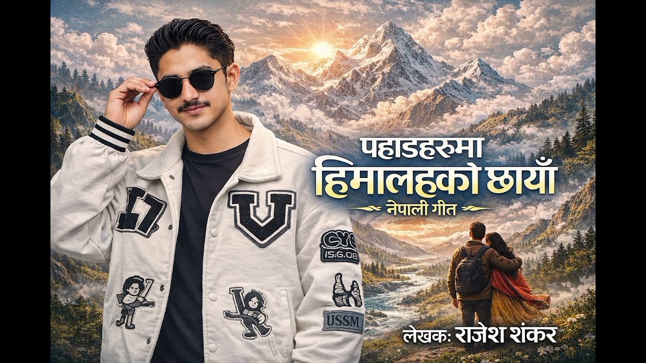 पहाड माथी हिमाल को छाया nepali song 2026  #newnepalisong2082 #ramagagn#rajahajurle#melinarai