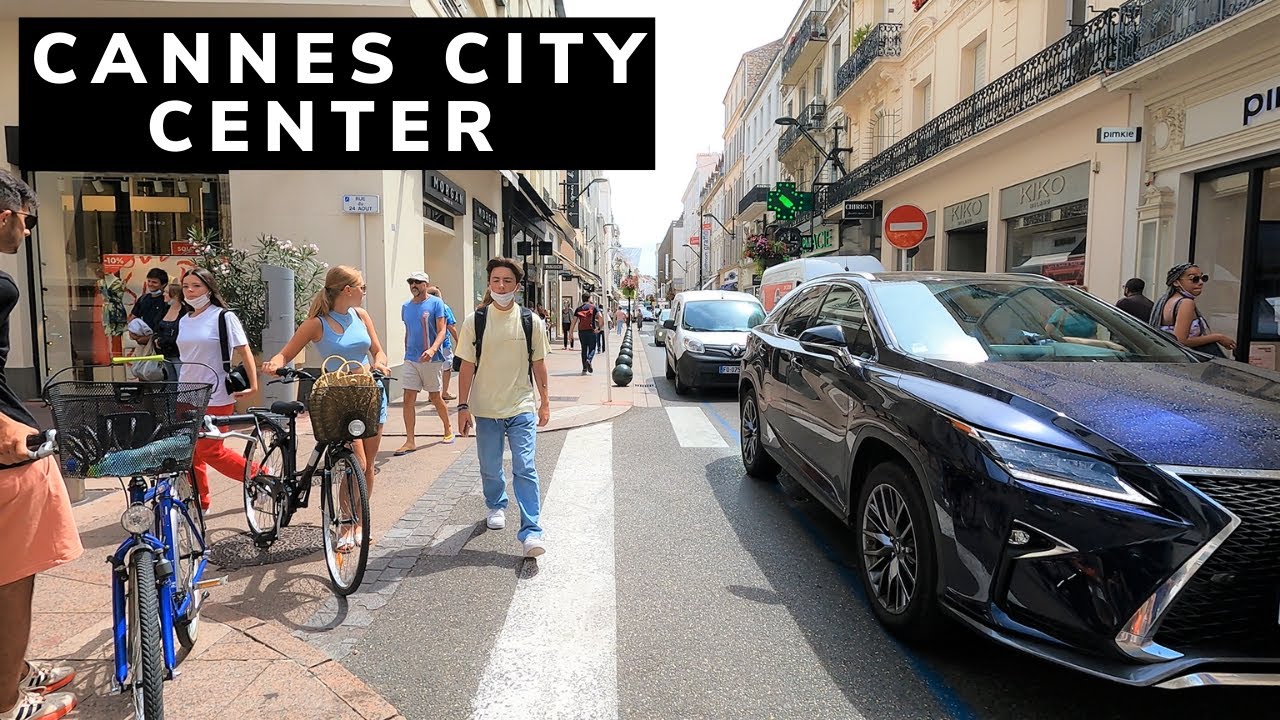 CANNES City Center,  France 🇫🇷 Walking Tour, 2021.
