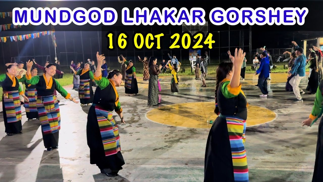 MUNDGOD DOEGULING LHAKAR GORSHEY || 16 OCT 2024 #mundgod #gorshey #tibetanvlogger