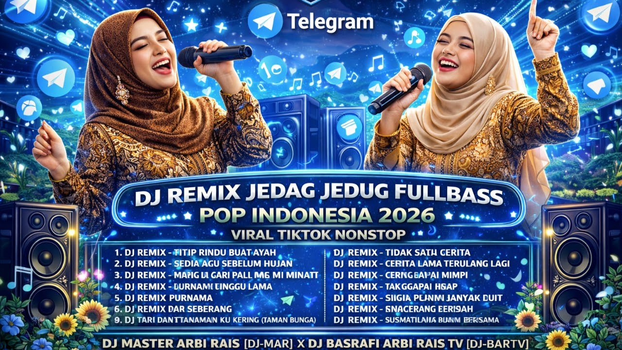 🎛️🪩ALBUM DJ REMIX JEDAG JEDUG FULLBASS POP INDONESIA TERBARU 2026 VIRAL TIKTOK NONSTOP #REMIX #2026