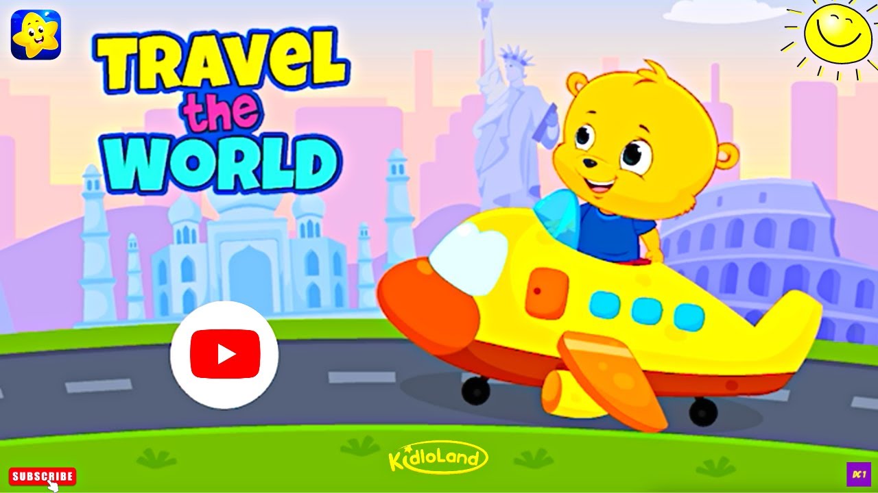 Travel the World | KidloLand Kids & Toddler Games | Learn Geographic for Children