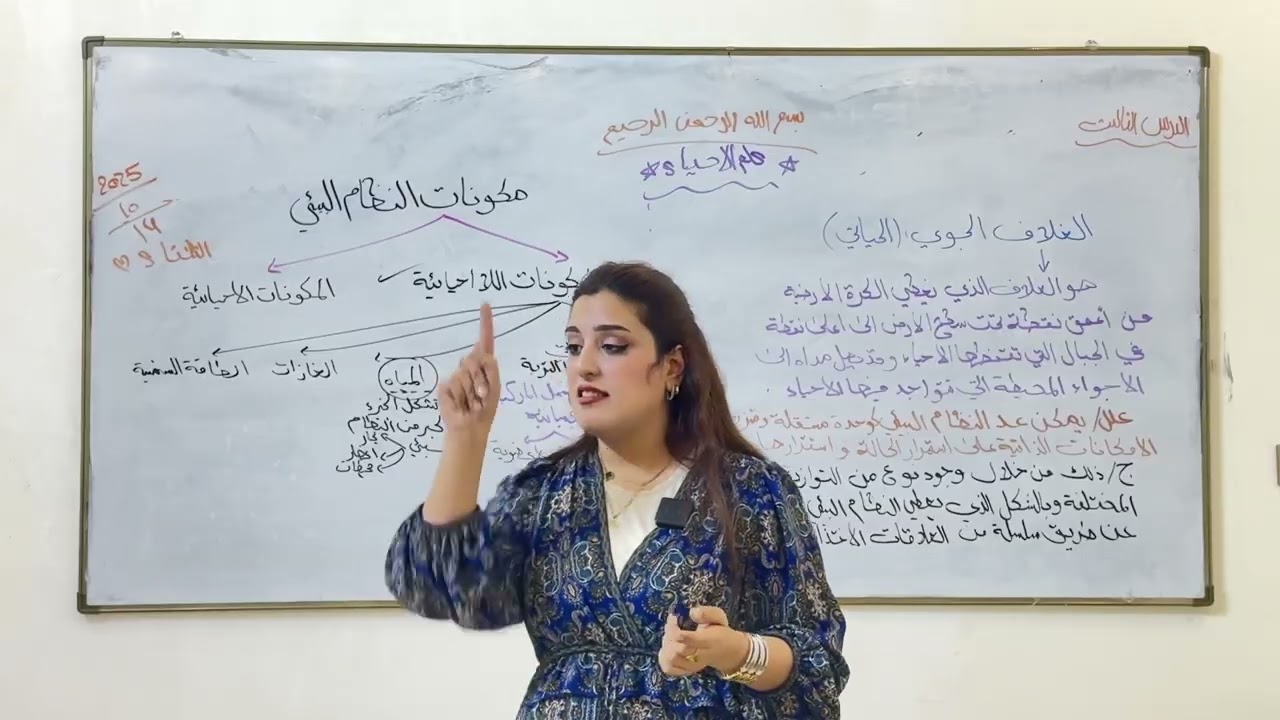 الفصل الثاني| مكونات النظام البيئي| احياء الرابع علمي