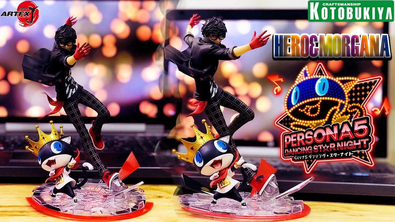 UNBOXING PERSONA 5: DANCING IN STAR NIGHT - KOTOBUKIYA |ARTFX J| -  HERO & MORGANA FIGURE