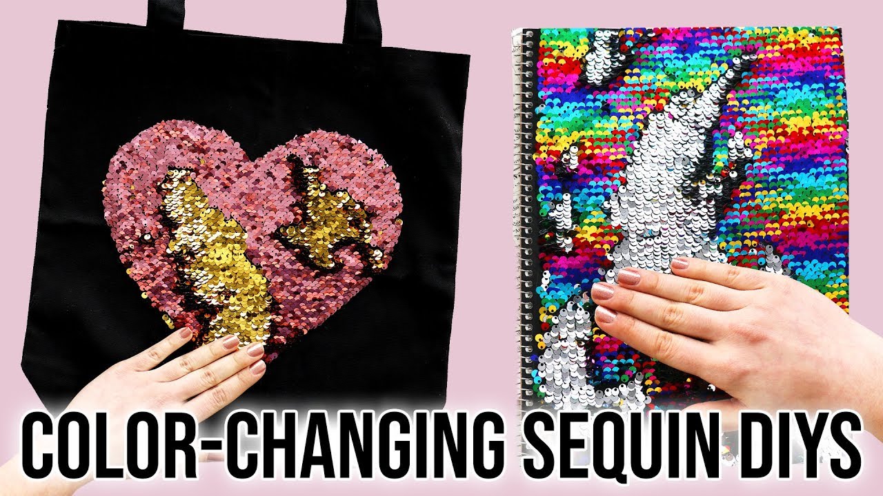 4 DIYs Using Color-Changing Sequin Fabric