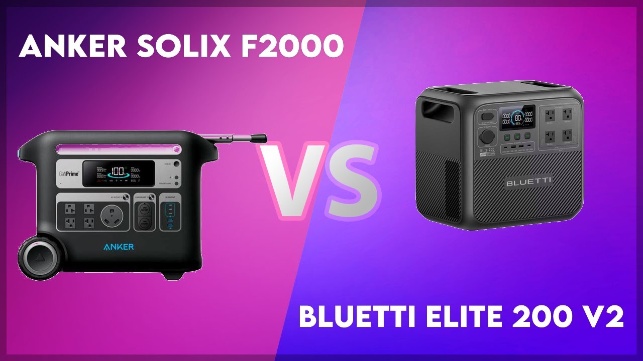 Anker Solix F2000 vs Bluetti Elite 200 V2 Technical Comparison