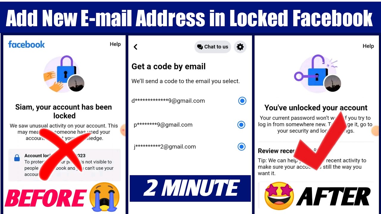 how to change email in locked Facebook account 2023|how to unlock Facebook account without identity