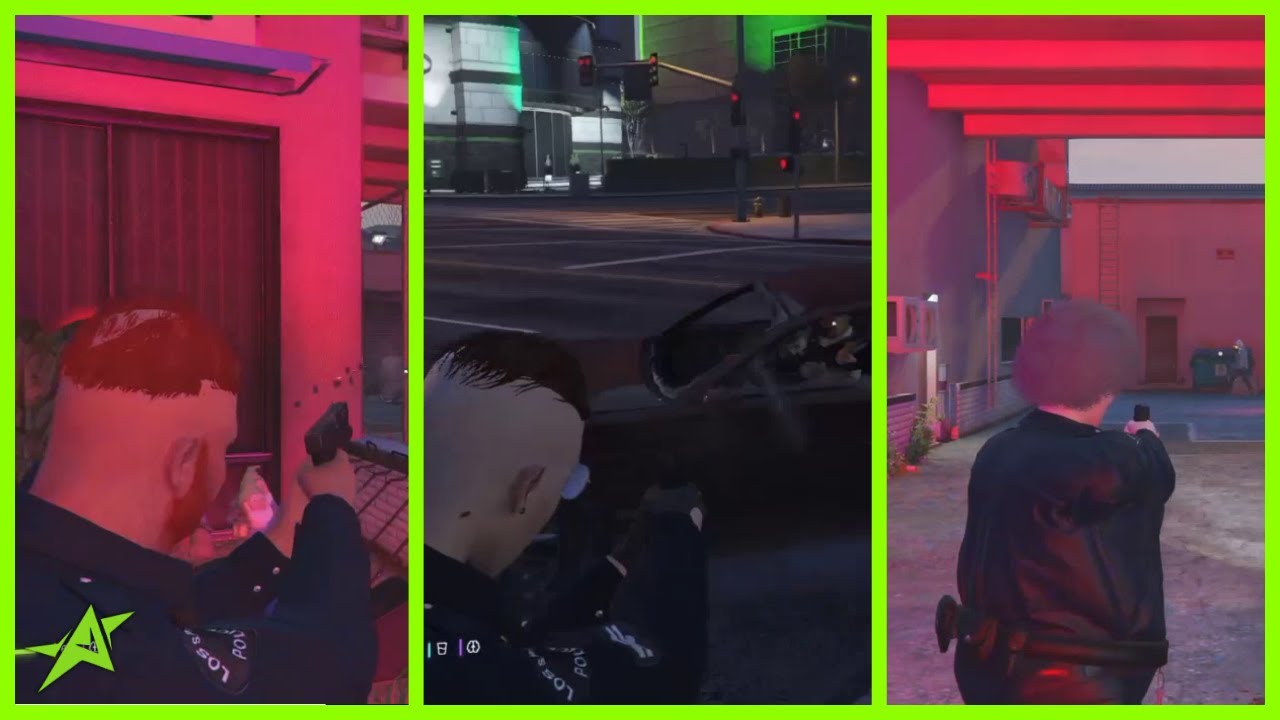 THE COPS' PERSPECTIVE WITH MR. K AND CG SHOWING WHO'S IN CHARGE ON THE STREETS OF LOS SANTOS