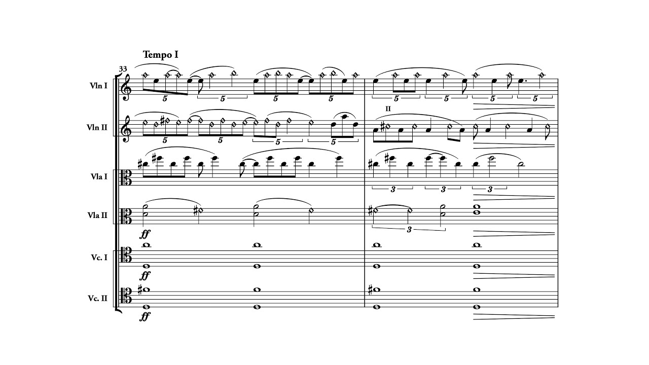 Lux Australis, for string orchestra [score video]