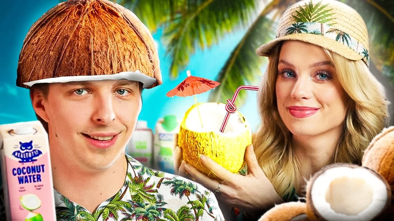 TESTUJEME V&Scaron;ECHNY KOKOSOV&Eacute; VODY! 🤣