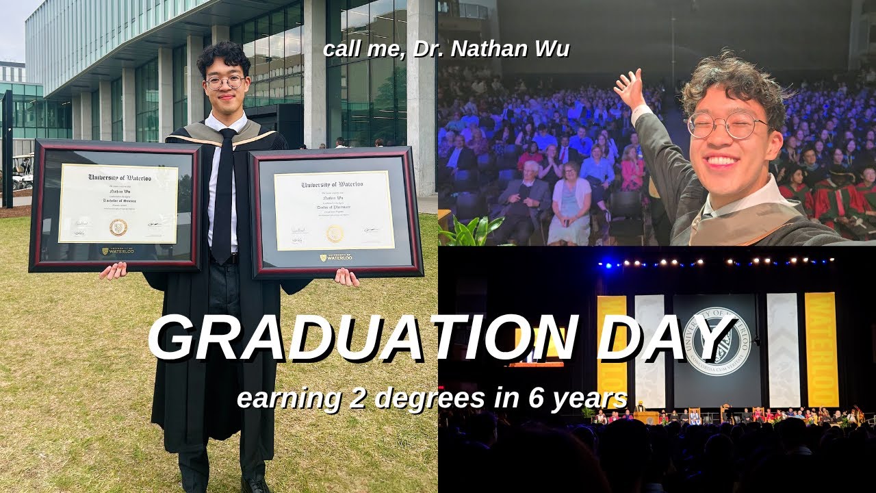 GRADUATION DAY | earning 2 DEGREES and becoming a DOCTOR in 6 YEARS (university college convocation)