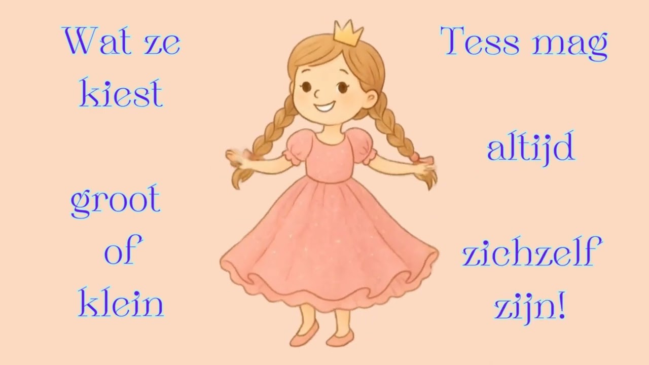 Prinses Ridder Tess kinderliedje over veelzijdigheid #kleuters #verhalenmetboodschap