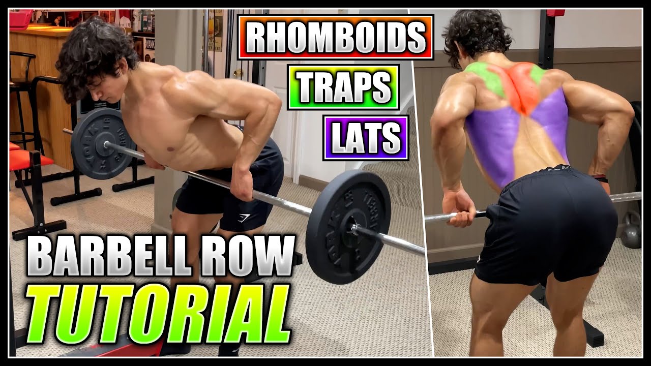 How to do the BENT-OVER BARBELL ROW! | 2 Minute Tutorial