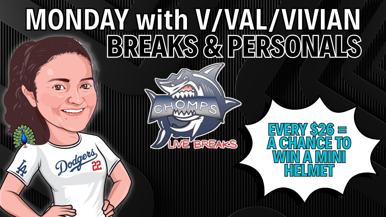 01/05/2025 ~ LIVE BASEBALL , FOOTBALL, & POKEMON BREAKS + PERSONALS w/ V/VAL/VIVAIN!